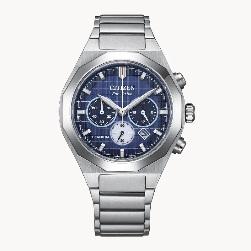 Zenshin Senkei Blue Dial Super Titanium Bracelet CA4691-59L | CITIZEN Zenshin Senkei Blue Dial Super Titanium Bracelet CA4691-59L | CITIZEN